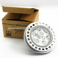 La vente la plus chaude a mené ar111 11W ar111 g53 a mené le downlight 12v pour remplacer les lampes halogènes traditionnelles de 75w AR111 à vendre